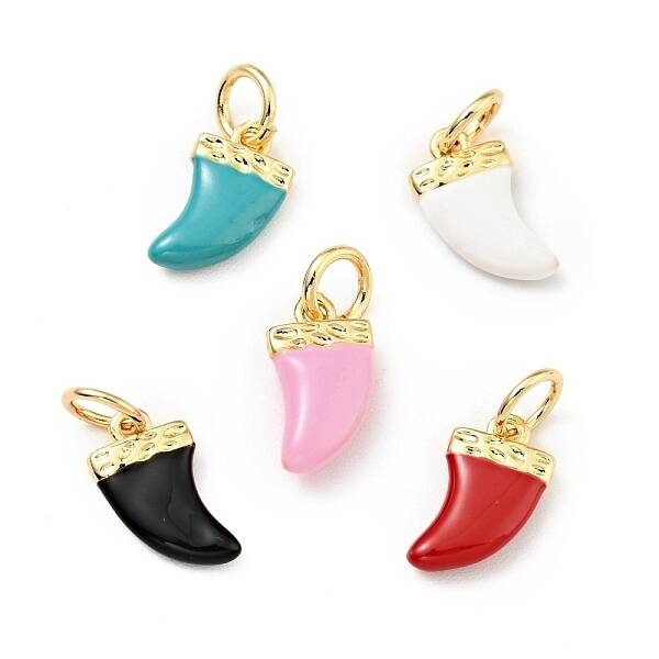 Brass Enamel Charms