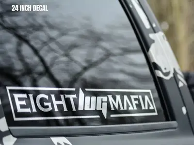 Sleek Boxed ELM, (20 colors) 2-Pack Options - custom decal bumper sticker window Graphic Car Truck SUV