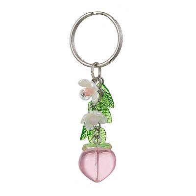 Fruits & Leaf Acrylic Pendant Keychain