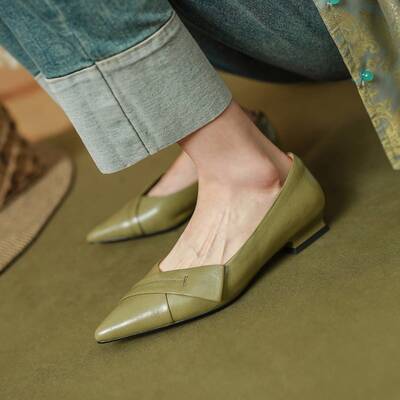 CHIKO Amalia Pointy Toe Block Heels Pumps Shoes