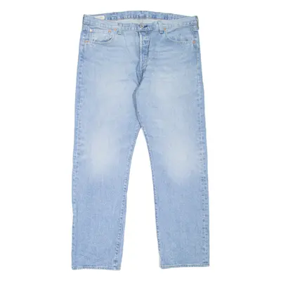 LEVI'S 501 BIG E Jeans Mens Blue Regular Straight Stone Wash W40 L32