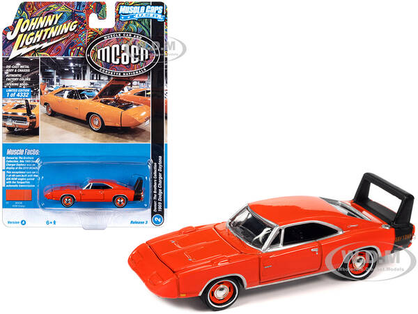 1969 Dodge Charger Daytona HEMI Orange with Black Tail Stripe \