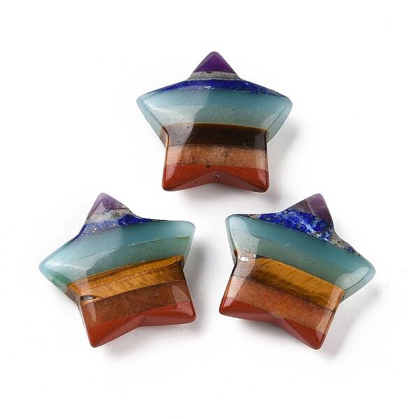 7 Chakra Natural Gemstone Home Display Decorations