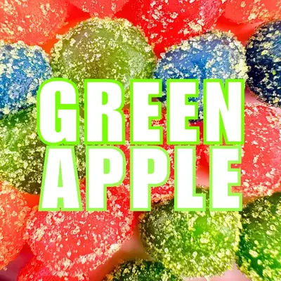 Cuza's Super Sour Green Apple Gushies Candy Snack Bonbon Sweet Sugar Candies