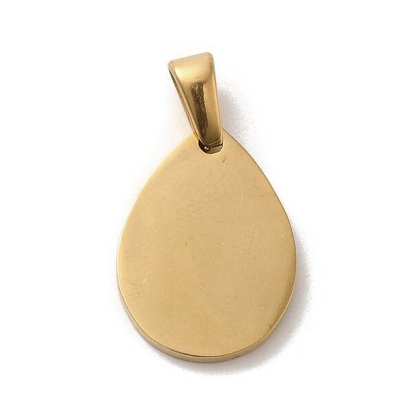 PVD Vacuum Plating 304 Stainless Steel Stamping Blank Tag Pendants