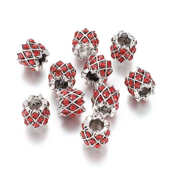 Antique Silver Plated Alloy European Beads