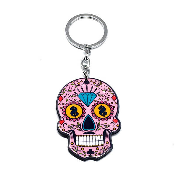 Plastic Pendant Keychain