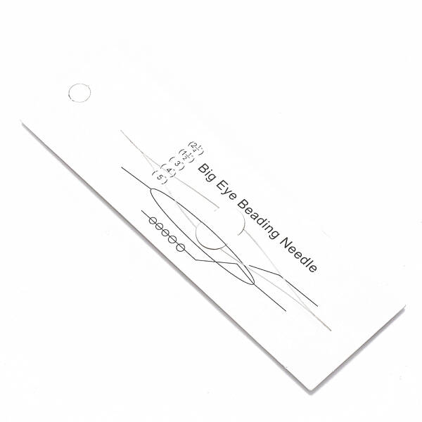 Iron Big Eye Beading Needles