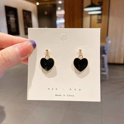 Alloy Enamel Dangle Earrings for Women