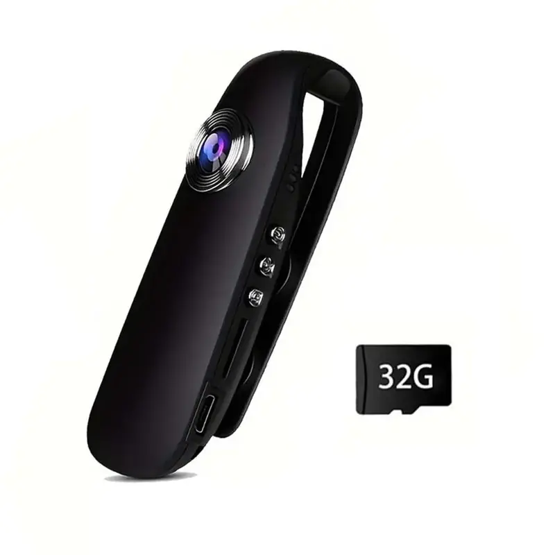1080P Full HD Camera, Bicycle Camera, Bicycle Recorder, Portable Pocket Camera with Back Clip, Video and Audio Recording