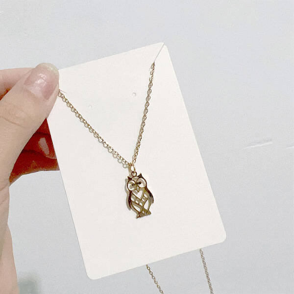 Christmas Stainless Steel Pendant Cable Chain Necklaces