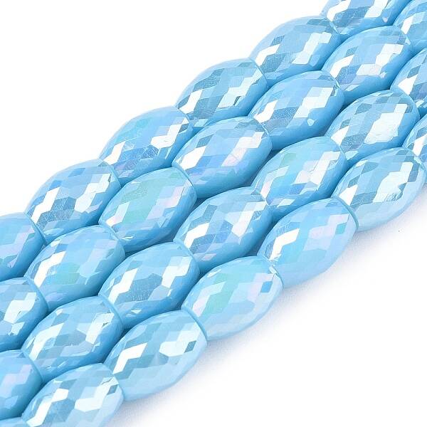 Electroplate Glass Beads Strands