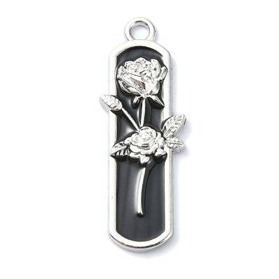 Rack Plating Alloy Enamel Pendants
