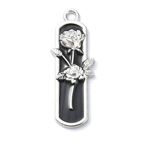 Rack Plating Alloy Enamel Pendants