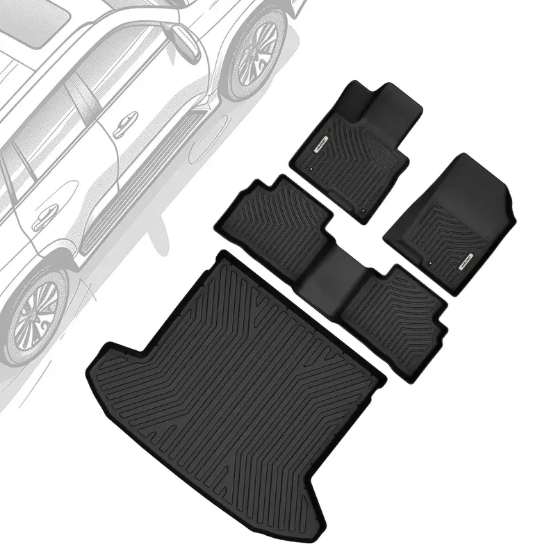 OEDRO Floor Mat & Cargo Liners  All-Weather for 2022-2025 Hyundai Tucson (NOT for Hybrid), Cargo with Standard Audio System O...