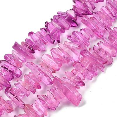 Natural Dyed Quartz Beads Strands