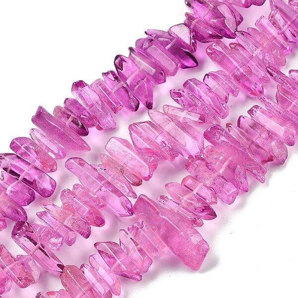 Natural Dyed Quartz Beads Strands