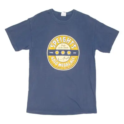 GILDAN Gold Medal Ale Mens T-Shirt Blue M