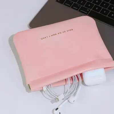 Portable Cosmetic Bag, 1 Count Travel Mini Storage Bag, Personal Item Travel Bag, Multi-functional Home Organizer, Travel Ess...