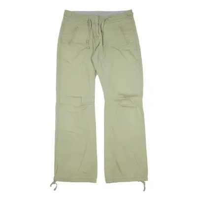 PUMA Casual Chino Style Trousers Green Regular Bootcut Womens W28 L32