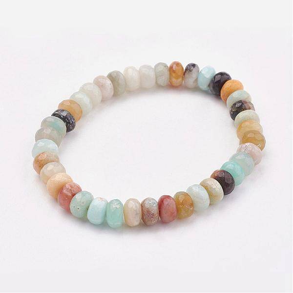 Natural Amazonite Stretch Bracelets