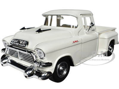 1957 GMC Blue Chip Pickup Truck White \