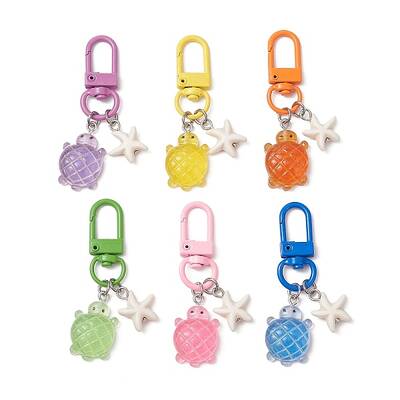 Gradient Color Luminous Opaque Resin Pendant Decorations