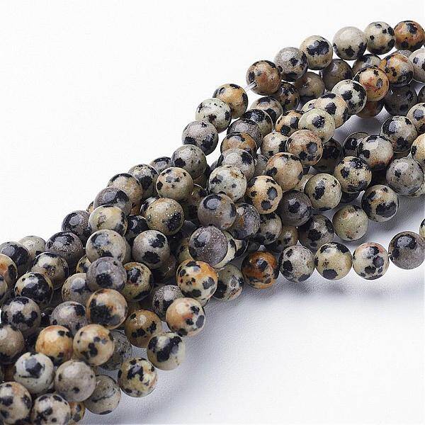 Natural Dalmatian Jasper Beads Strands