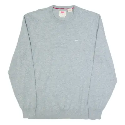 LEVI'S Mens Jumper Grey Tight Knit M