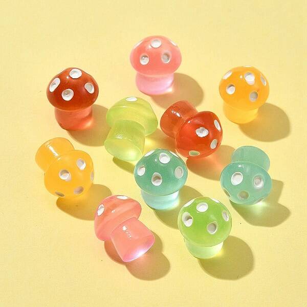 10Pcs Luminous Resin Display Decorations