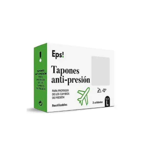 EPS Anti-Pressure Ear Plugs Size L 2 Units