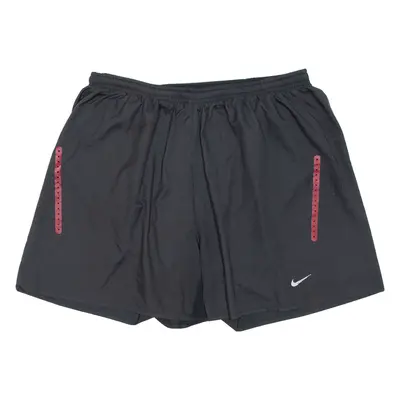 NIKE Mens Sports Shorts Black Relaxed L W30