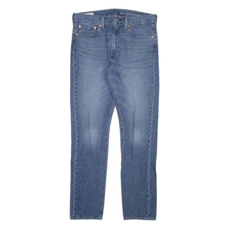 LEVI'S 510 BIG E Jeans Mens Blue Slim Skinny Stone Wash W32 L32