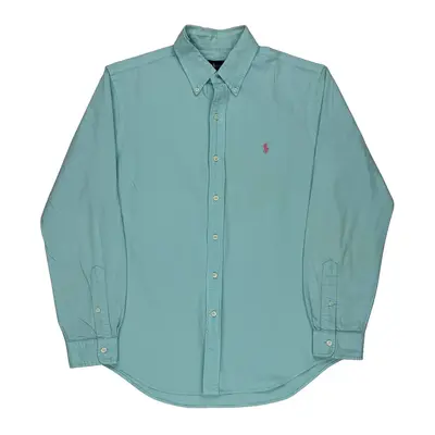 Ralph Lauren Shirt - Medium Blue Cotton | Size: medium