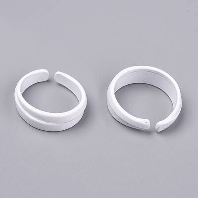 Spray Painted Alloy Cuff Rings