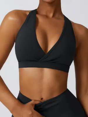 Women's Solid Color Cut Out Crop Tank Top, Quick Drying Breathable Comfortable Cropped Sports Vest for Spring Summer, Tight F...