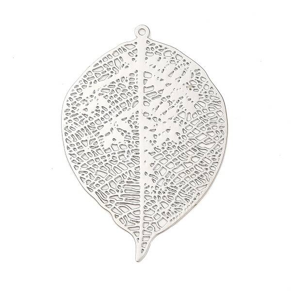 Rack Plating Brass Filigree Pendants