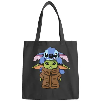 Baby Yoda And Stitch Disney Bags, Cute Baby Yoda&stitch Disney Ears Bags,kids Disney Bags