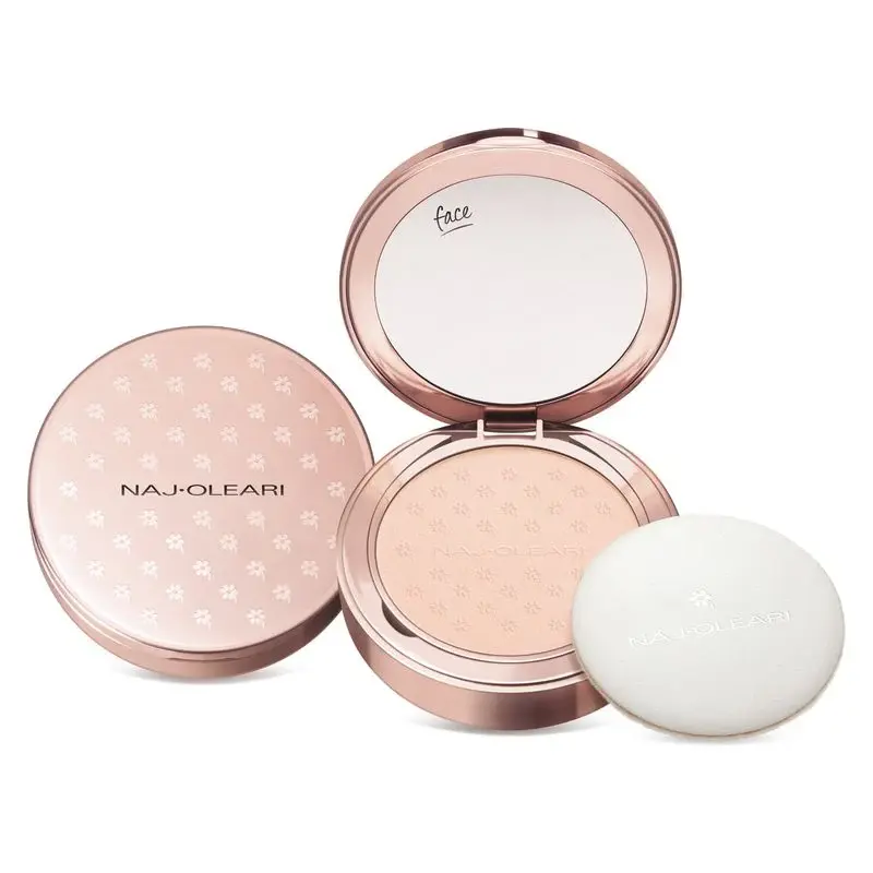 Naj·Oleari Skin Caress Pressed Powder - Smoothing Compact Powder 00 - Sand Rose 9.5 G
