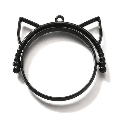 Alloy Open Back Bezel Pendants