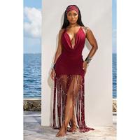 COCO DRESS- WINE