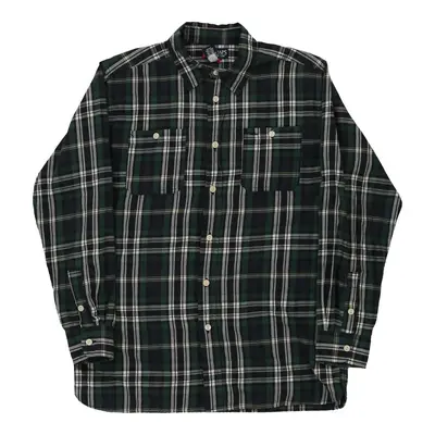 Age 13-15 Chaps Ralph Lauren Checked Shirt - Large Block Colour Cotton