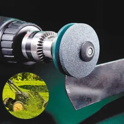 Lawn Mower Sharpener, Universal Grinding Rotary Drill Cuts, Lawnmower Blade Sharpener, Power Tool Accessories