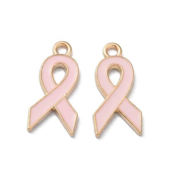 Light Gold Tone Zinc Alloy Enamel Pendants