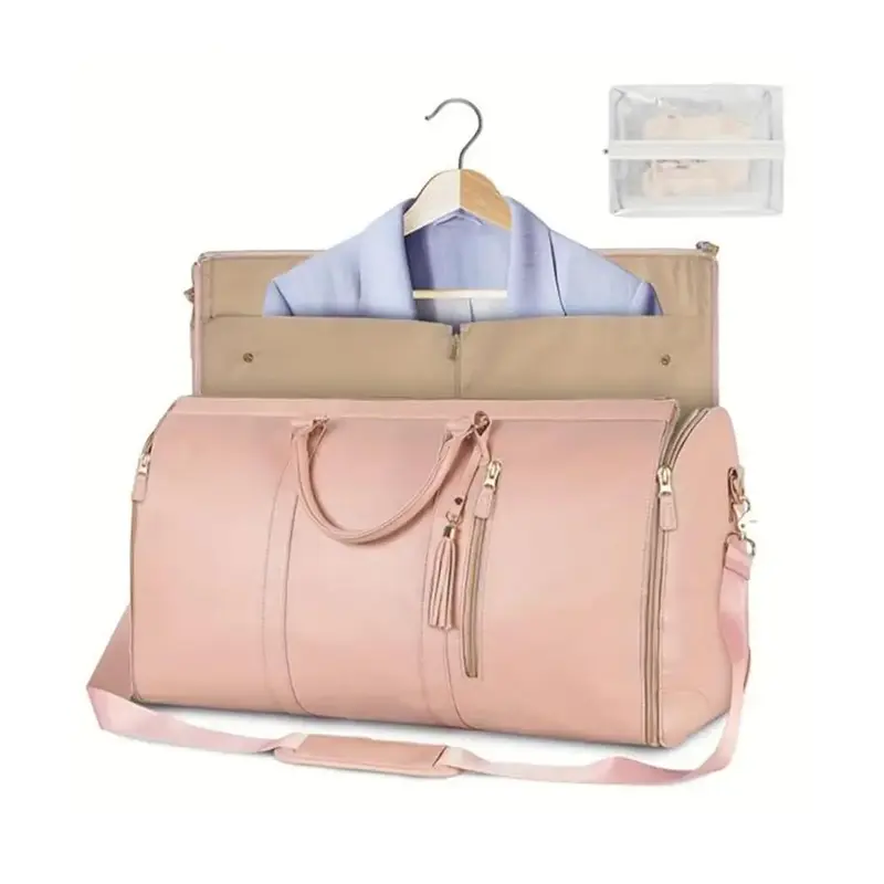 Large Capacity Storage Bag with Handle & Shoes Bag, Travel Essentials, Multifunctional Business Suit Storage Organizer, Trave...