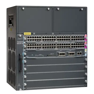 WS-C4507R-E-S2+96 Cisco Cat4507r-e Data Bdl 1x 1000ac 1x S2+ 2x Ws-x4148