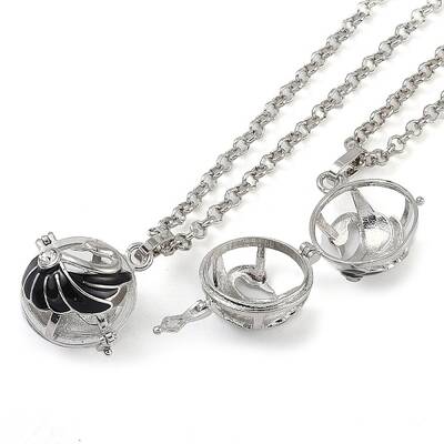 Brass Enamel Pendant Necklaces