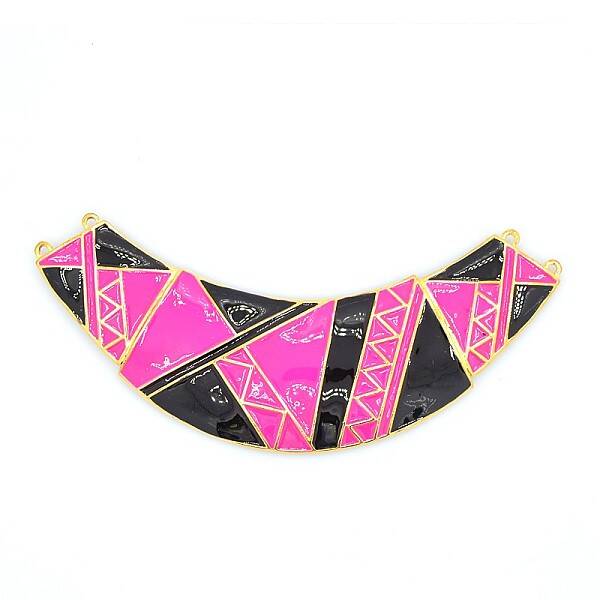 Alloy Enamel Moon Links