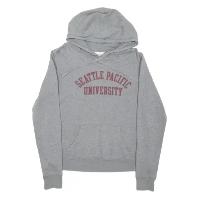 REDSHIRT Seattle Pacific University Mens Grey Hoodie USA M