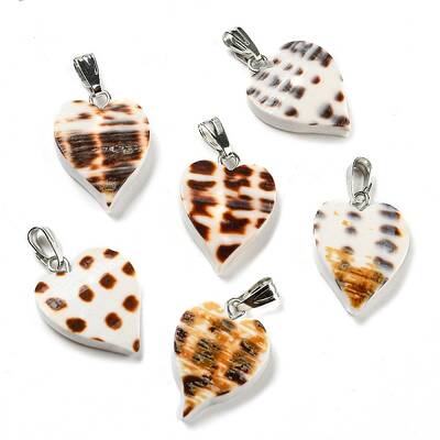 Natural Spiral Shell Pendants